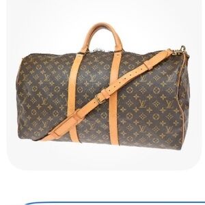 Louis Vuitton Monogram Duffel Bag 55 keepall.